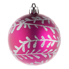 Image showing Pink christmas ball