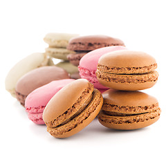Image showing Colorful French Macarons