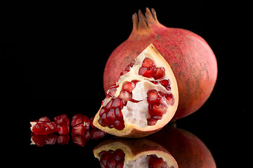 Image showing ripe pomegranate fruit