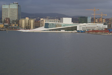 Image showing The new opera house in Oslo