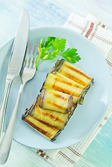 Image showing eggplant rolls