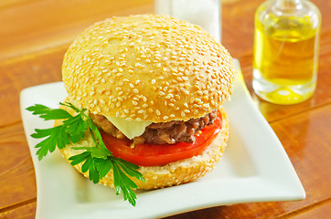 Image showing burgers