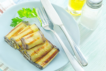 Image showing eggplant rolls