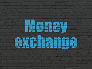 Image showing Banking concept: Money Exchange on wall background