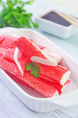 Image showing crab sticks