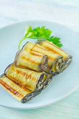 Image showing eggplant rolls