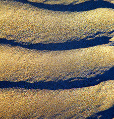 Image showing  spain texture  sand a beach lanzarote 