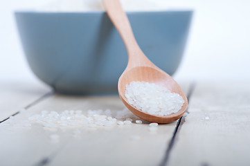 Image showing raw white rice 