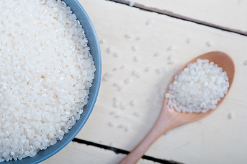 Image showing raw white rice 