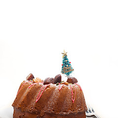 Image showing Christmas cake 