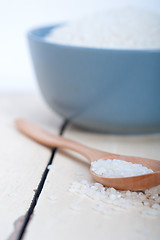 Image showing raw white rice 