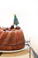 Image showing Christmas cake 