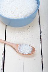 Image showing raw white rice 