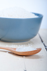 Image showing raw white rice 