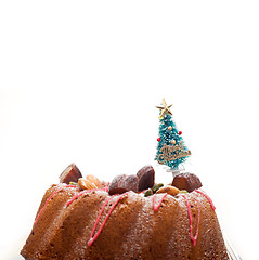 Image showing Christmas cake 