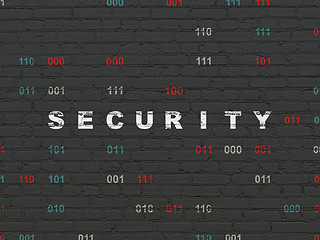 Image showing Protection concept: Security on wall background