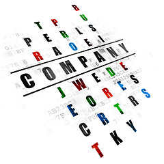 Image showing Business concept: Company in Crossword Puzzle
