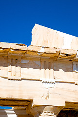 Image showing athens  acropolis and  historical    in greece the  