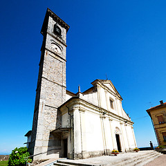 Image showing monument old architecture in italy europe milan religion       a