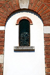 Image showing antique contruction in italy  window   wall