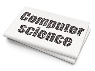 Image showing Science concept: Computer Science on Blank Newspaper background