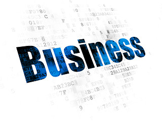 Image showing Business concept: Business on Digital background