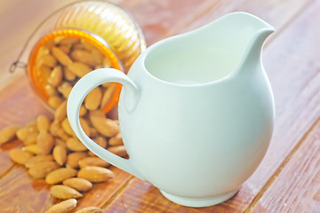 Image showing almond milk