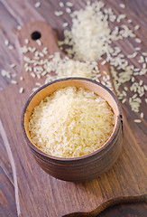 Image showing raw rice