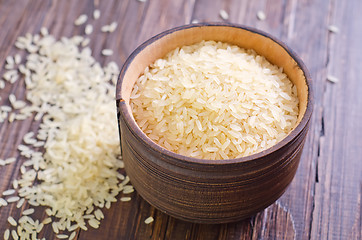 Image showing raw rice