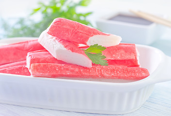 Image showing crab sticks