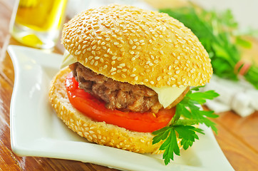 Image showing burgers