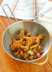 Image showing fried mushrooms