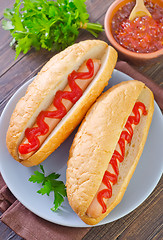 Image showing hot dogs