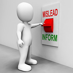 Image showing Mislead Inform Switch Shows Misleading Or Informative Advice