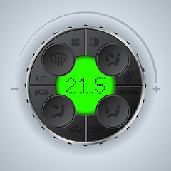 Image showing Multifunctional car clima control