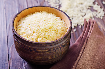 Image showing raw rice