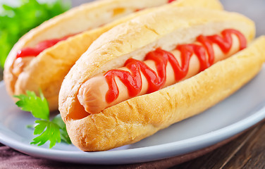 Image showing hot dogs