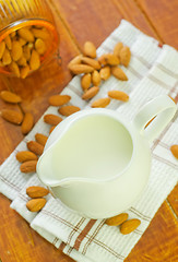 Image showing almond milk