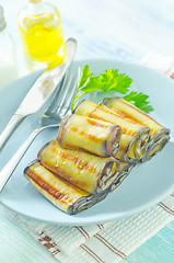 Image showing eggplant rolls