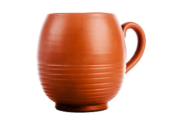 Image showing Clay jug, it is isolated 