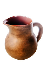 Image showing Clay jug, it is isolated 