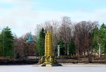 Image showing The fountain of ears corn 