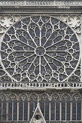 Image showing Rose Window Notre Dame