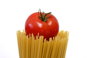 Image showing Spaghetti with tomato