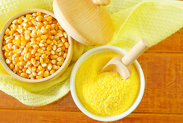 Image showing raw polenta