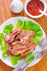 Image showing fried meat