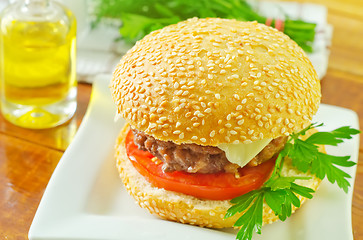 Image showing burgers