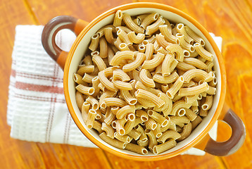 Image showing raw pasta