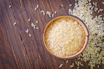 Image showing raw rice