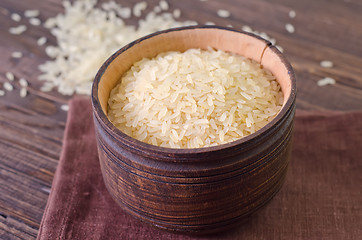 Image showing raw rice